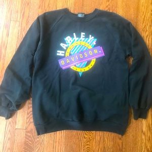 Vintage Harley Davidson crew neck